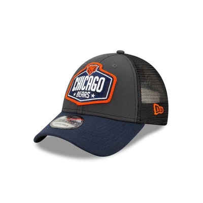 Chicago Bears Gorra | New Era NFL Draft 9forty Adjustable Cap Mexico - Grises
